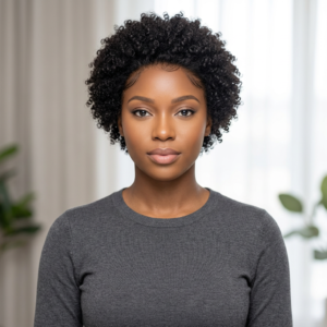 afro pixie lace wig