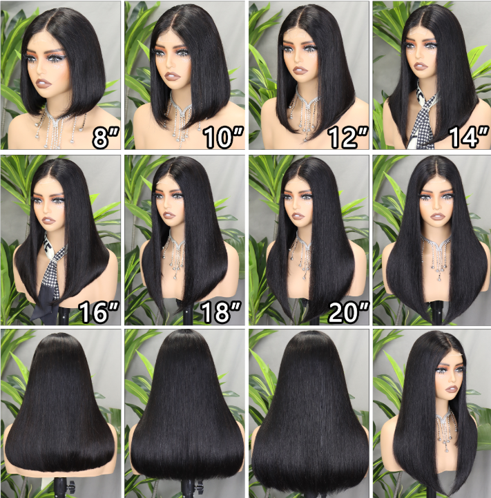 double drawn bob wig