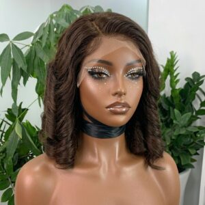 french curls human hair wig