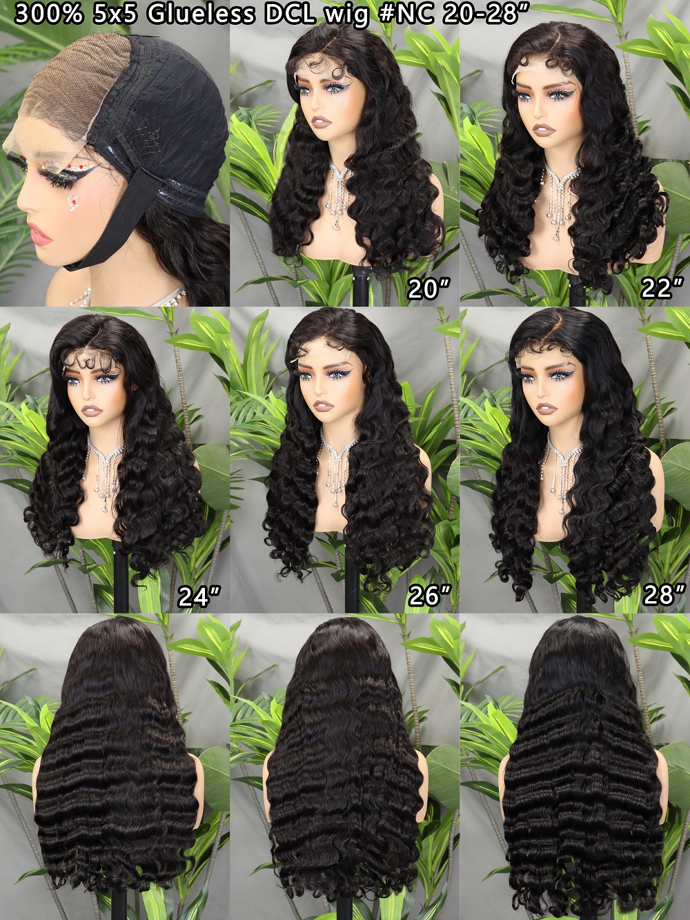 glueless human hair wig