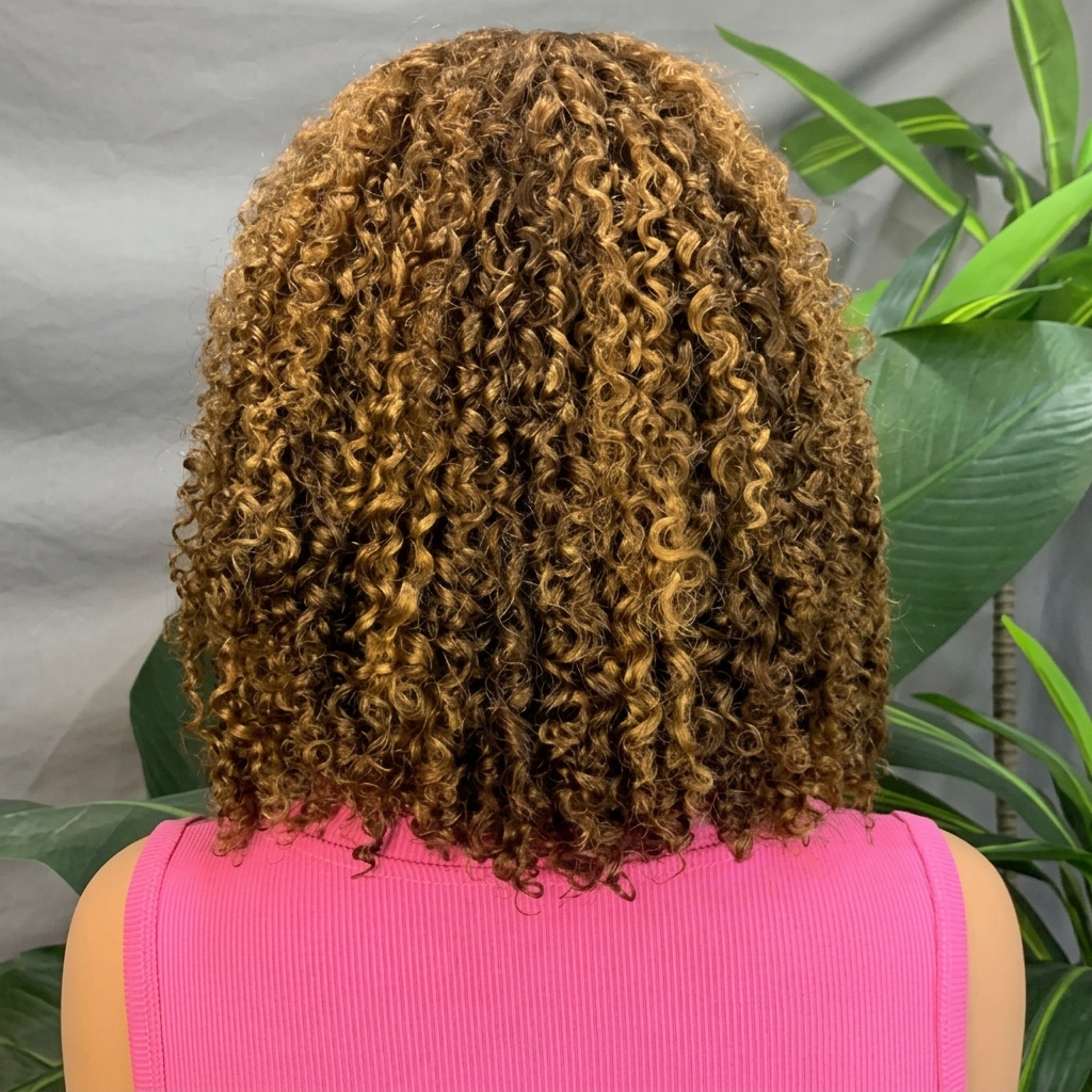 highlight human hair wig