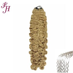 miracle knot feather crochet hair