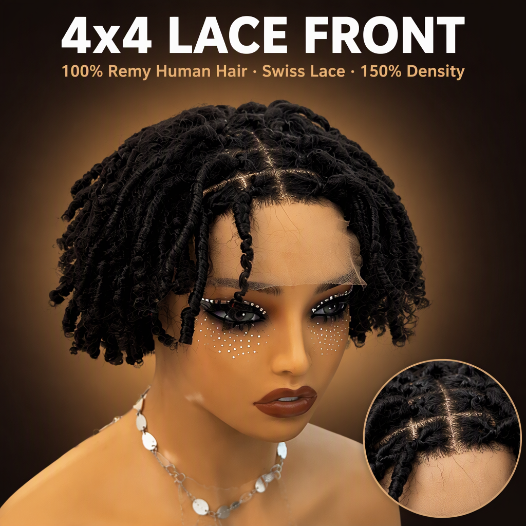afro dreadlocs human hair wig