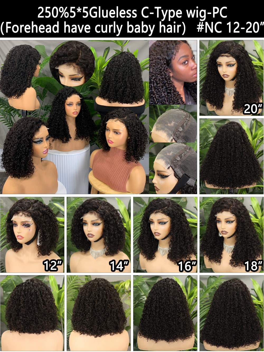 curly human hair wigs