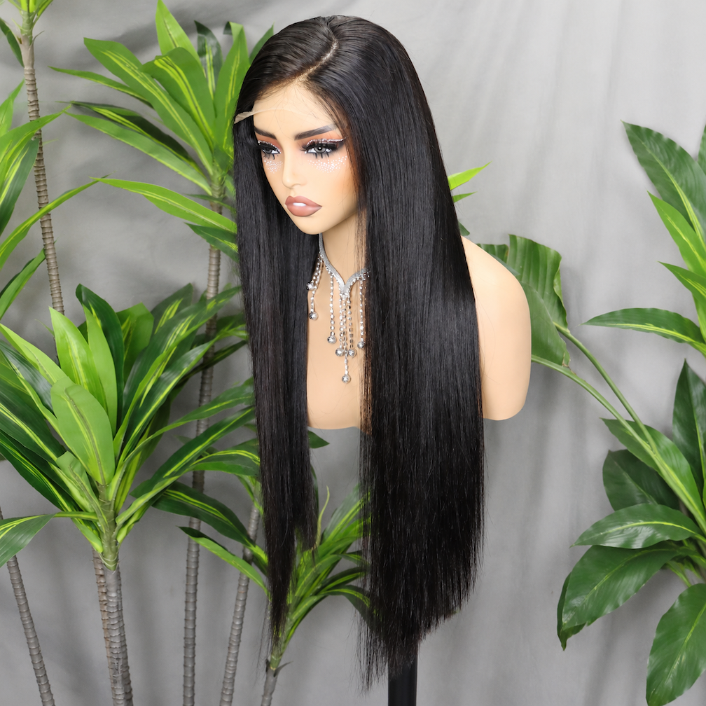 double drawn human hair wig