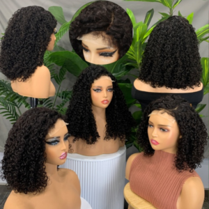 lace front human hair wig